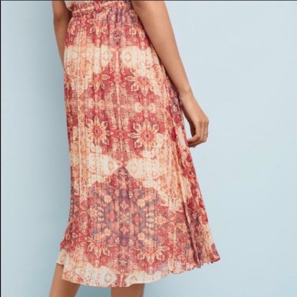 Anthropologie NWT Laurel Canyon Long Skirt Pleated - Picture 5 of 10